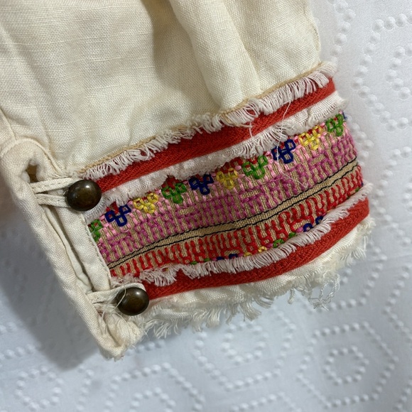 Free People Trapeze Prairie Embroidered Jacket Size large - Picture 11 of 12